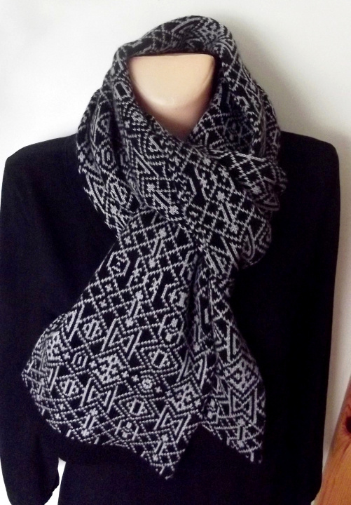 Scarf - Gray Black picture no. 2