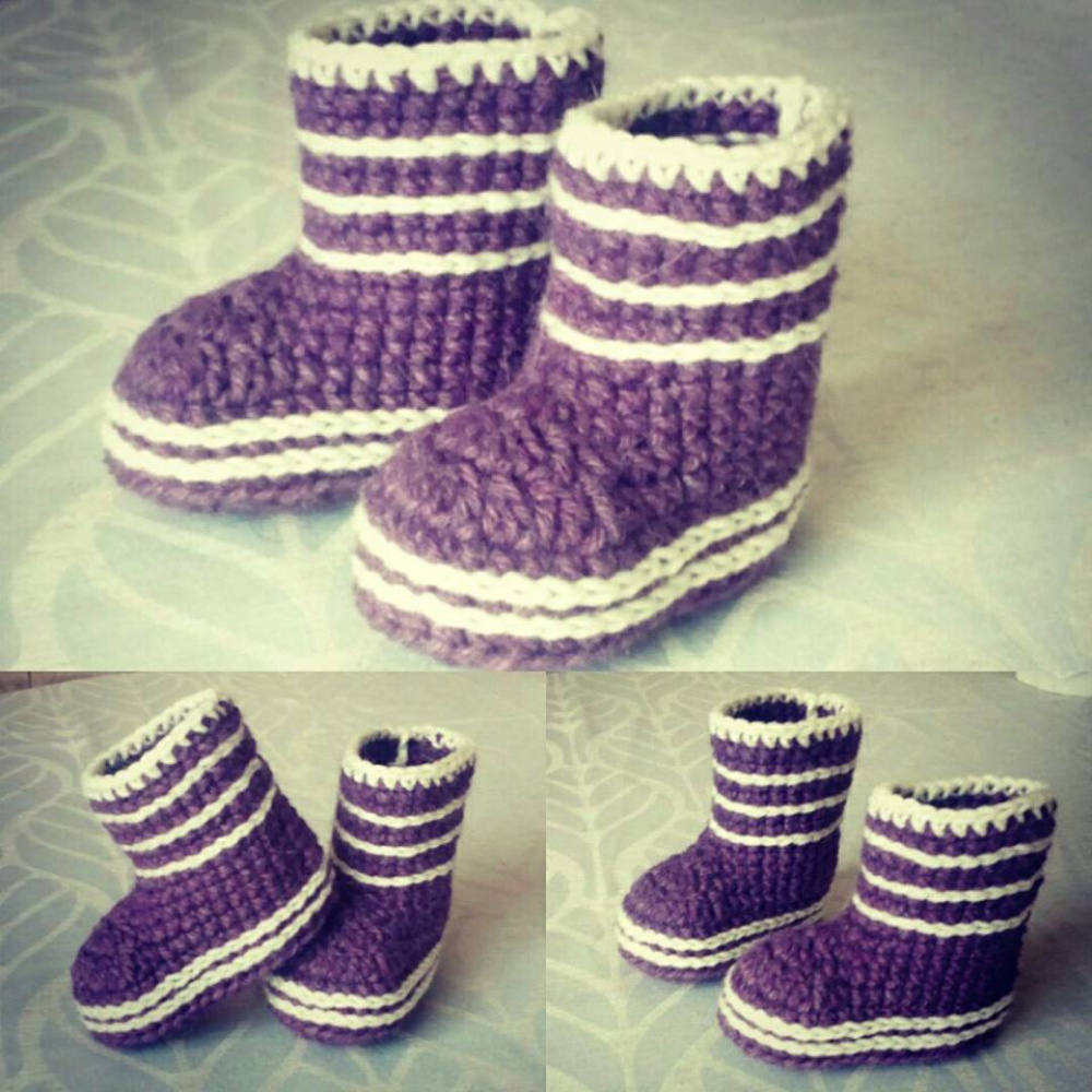 Crochet Baby Boots 12