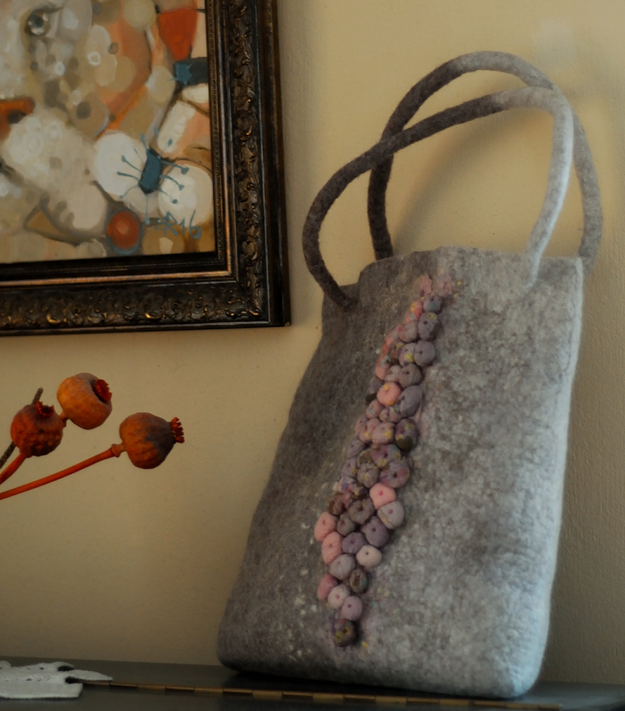 felted handbag " spring" picture no. 2