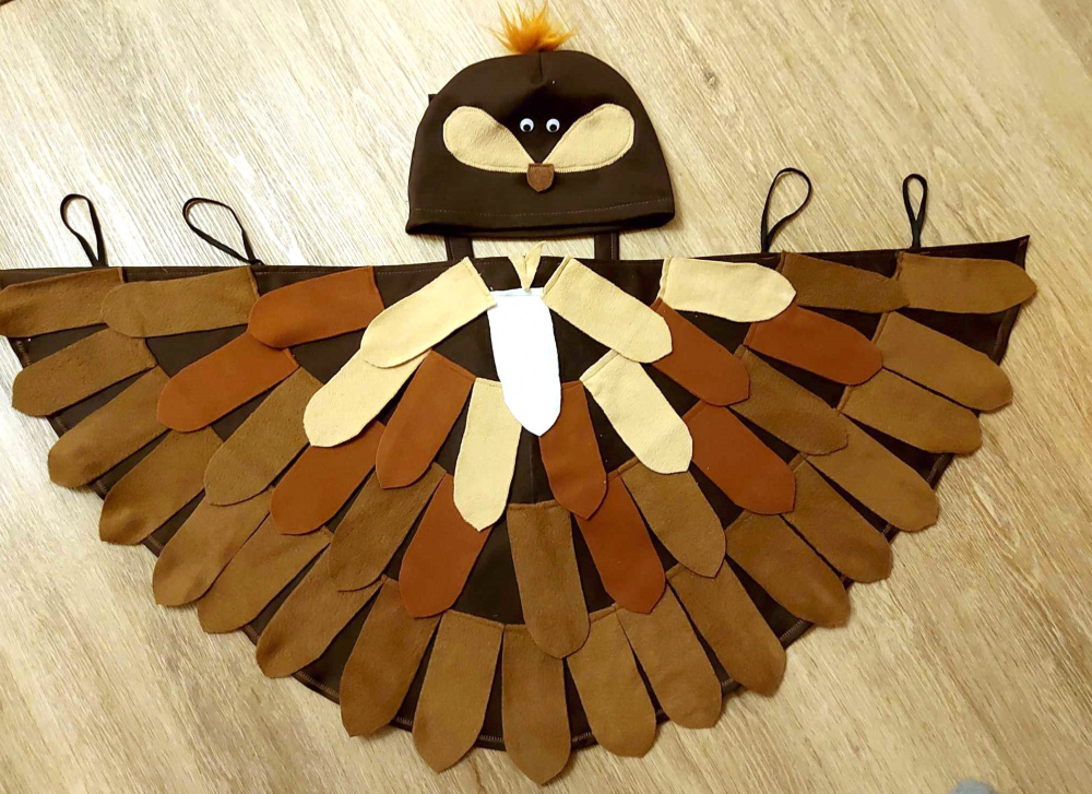 Sparrow, Bird Carnival Costume for Kids