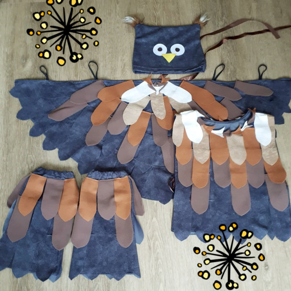 Owl carnival costume for kids