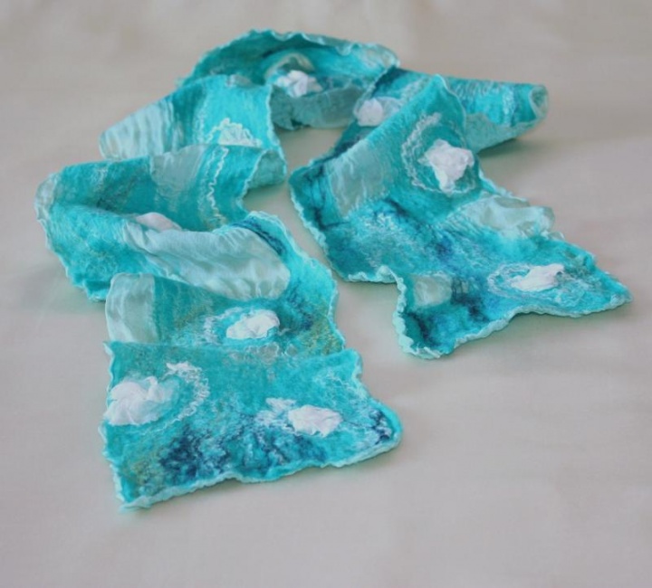 Scarf " EDELVEIS " mountain flower