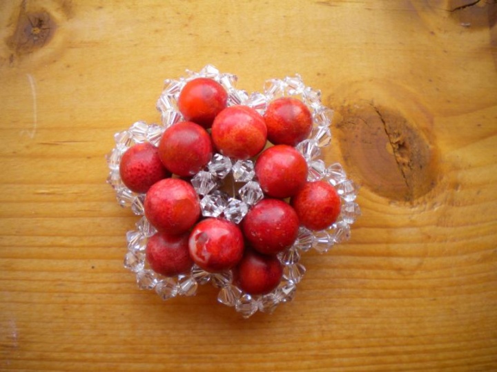 Japanese flower pendant