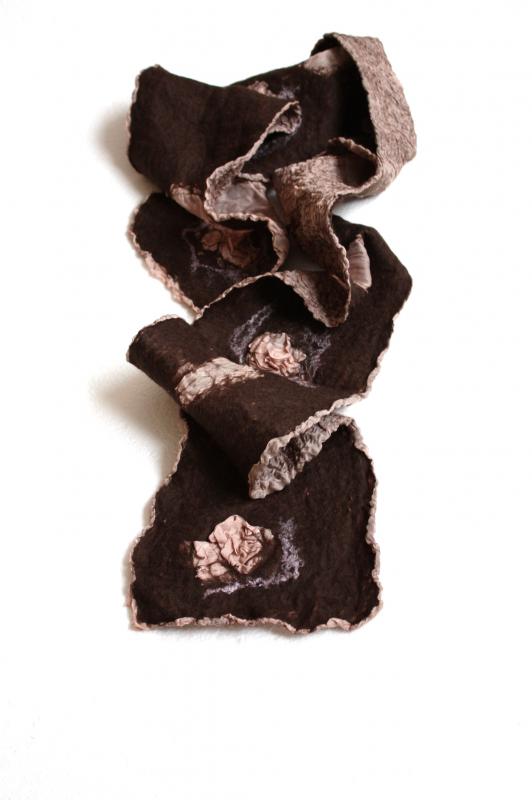 Scarf " Chocolate "