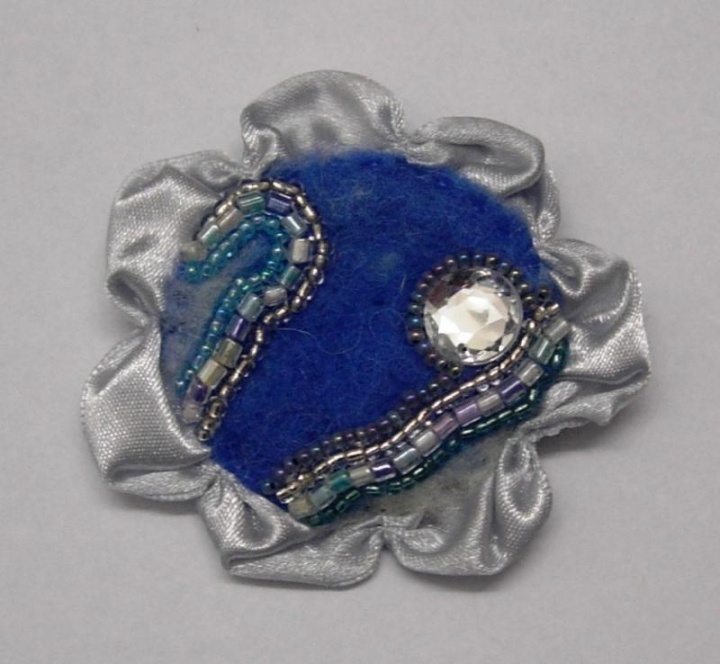 " glacial " brooch