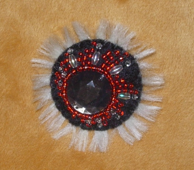 Brooch " Twilight "