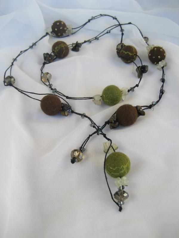 Necklace " Moss "