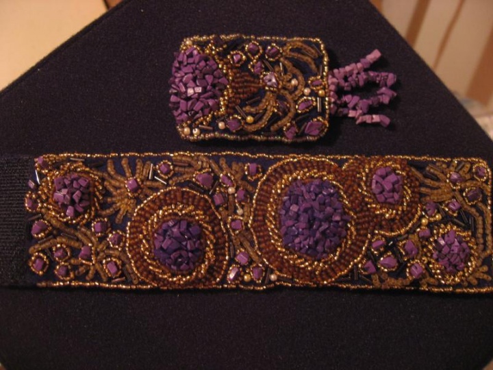 brooch and bracelet,