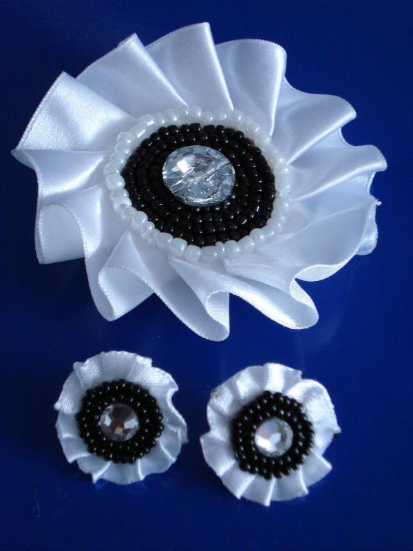 Brooch earrings +