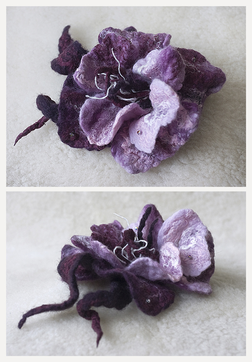 Brooch " purpura "