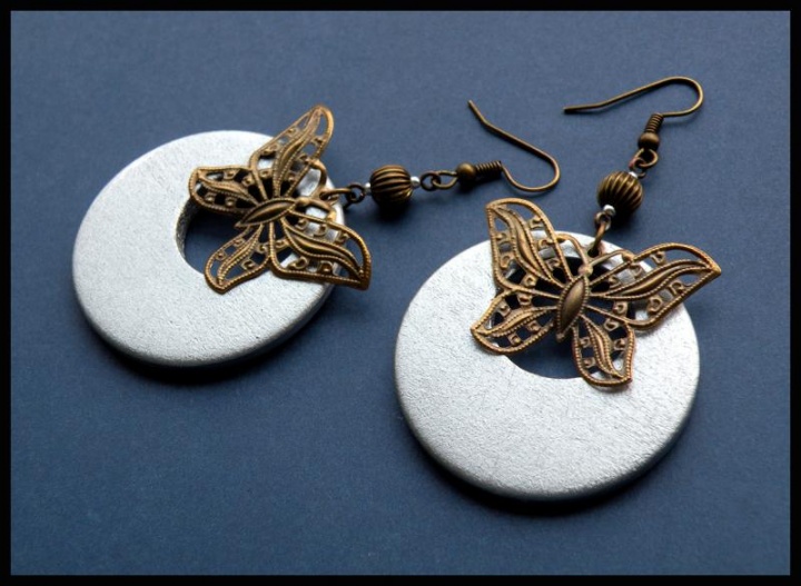 No. 197 dated • artist Domingo • Handmade earrings ideas made by