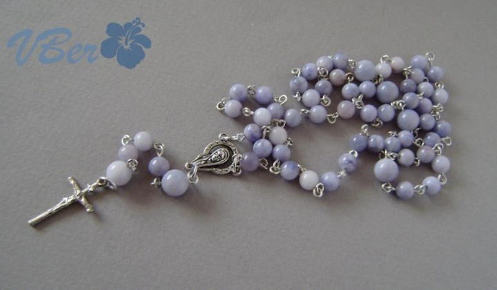 Blue rosary