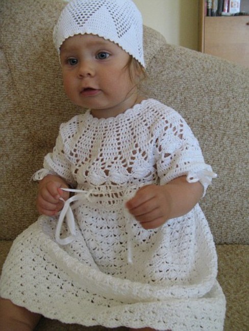 Crocheted dress