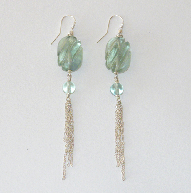 Fluorite earrings