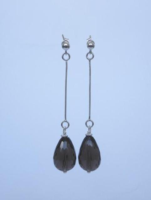 Silver earrings