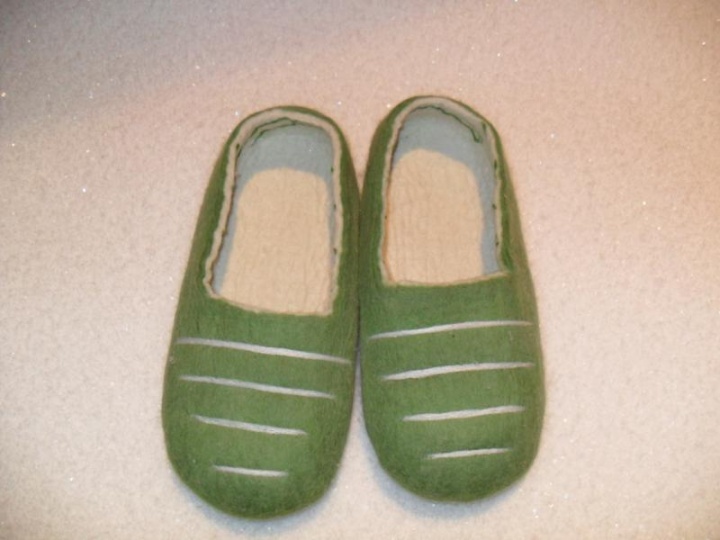 Slippers " Christmas tree "