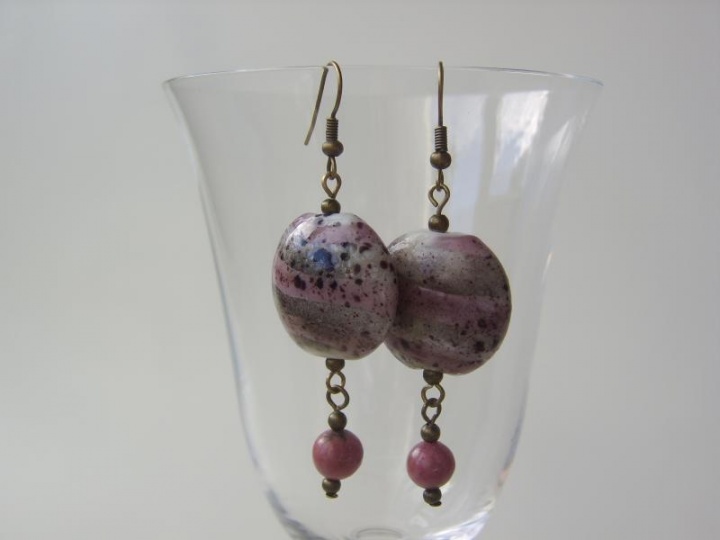 Earrings " pink Dream "