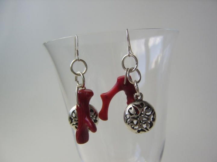 Earrings " the Mediterranean coast "