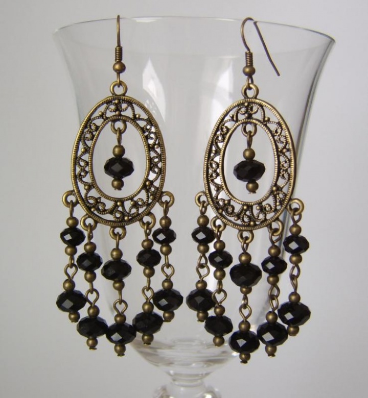 Earrings " Royal 3 "