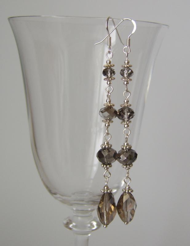 Czech glass earrings