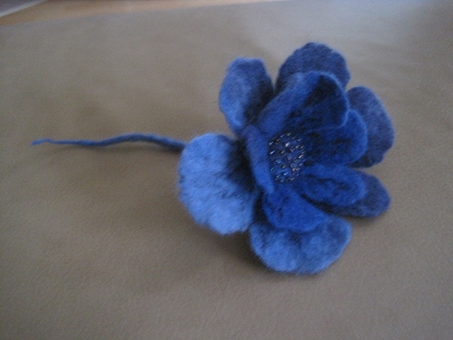 Blue flower