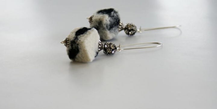 Earrings " Dalmatian "