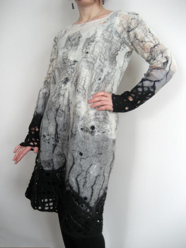 Dress " Winter Patterns "