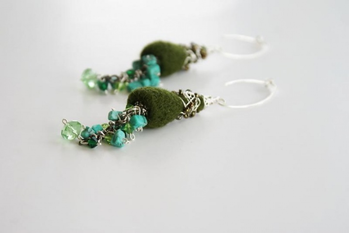 Earrings " Forest " picture no. 2