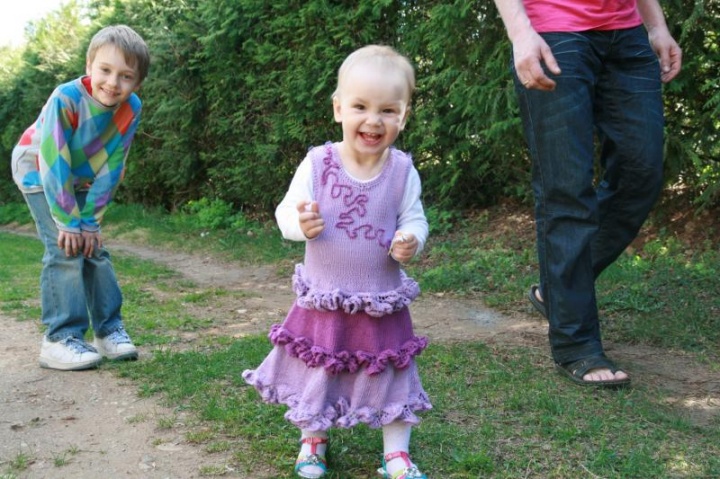 OIL flowered dress