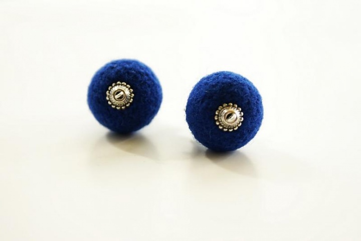 Earrings " Blue " picture no. 3