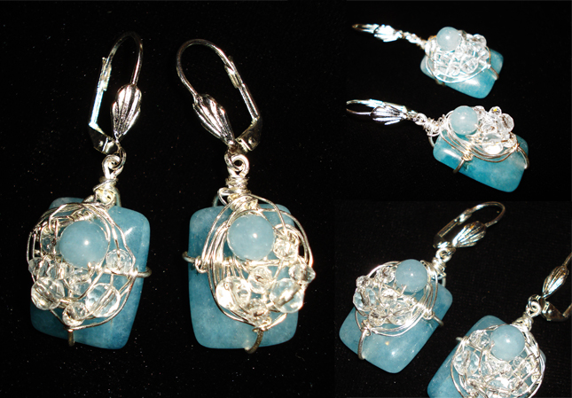 amazonite earrings