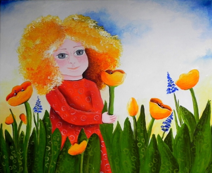 Tulips girl :)