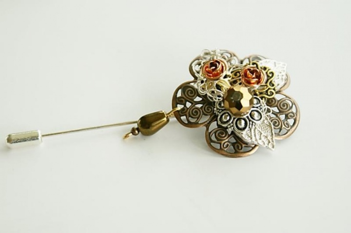 Brooch - pin " Bouquet II "