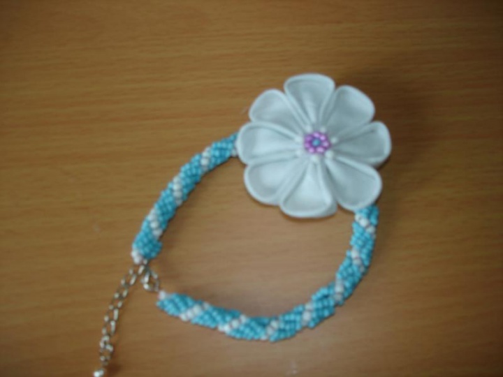 Tow bracelet " sky blue "