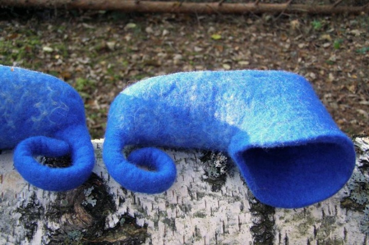 Felt shoes " & quot snub-nosed; picture no. 3