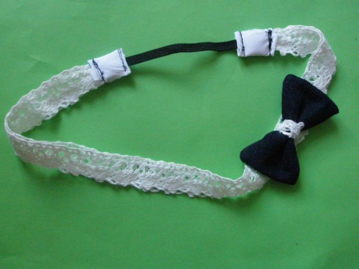 Hair band with ribbon picture no. 3