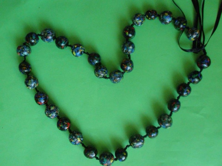 Necklaces " Margai black " picture no. 2