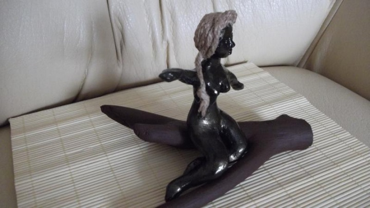 statuette African Recreation