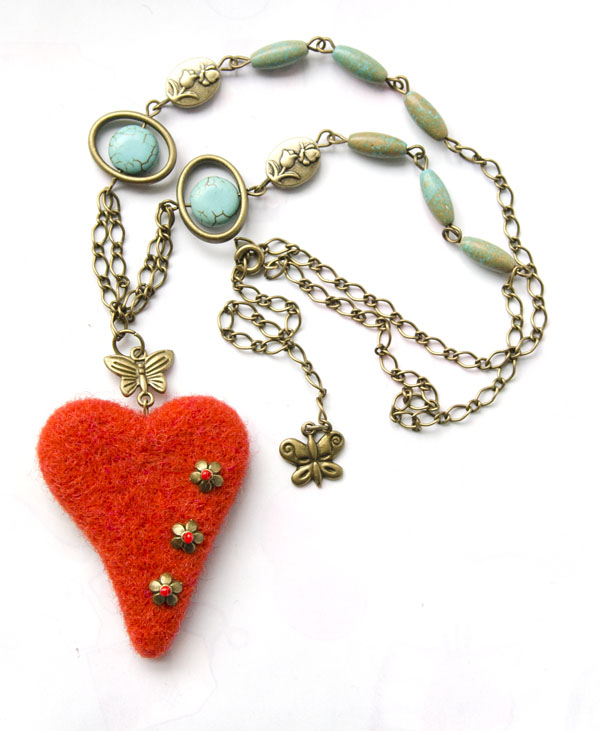 Necklace " heart "