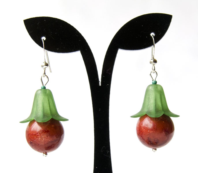 Earrings " Nuts "