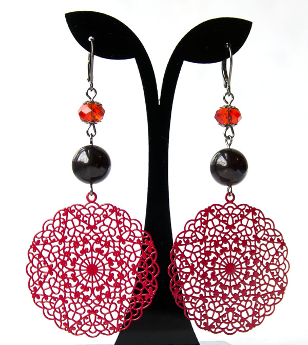 Earrings " Bullfighting "