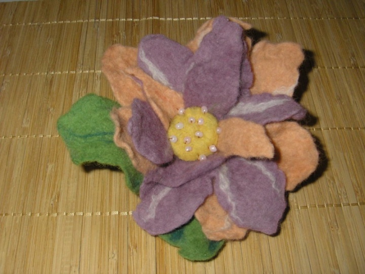 Two colored brooch