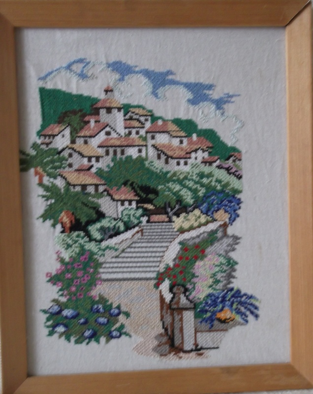 " Stairs to the village "