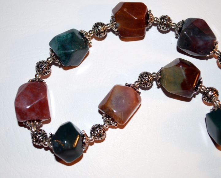 Agate necklace picture no. 2