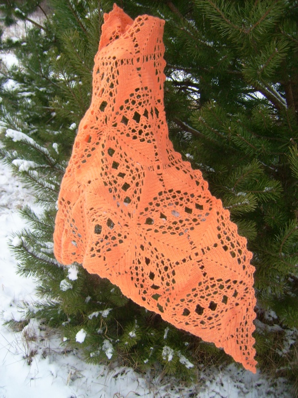 orange scarf picture no. 2