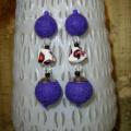 Earrings - Earrings - felting