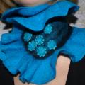 Wool collar - Scarves & shawls - felting