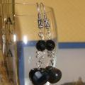 Agate Heart - Earrings - beadwork