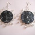 Snowflake - Earrings - beadwork