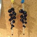 a bunch of grapes - Earrings - beadwork